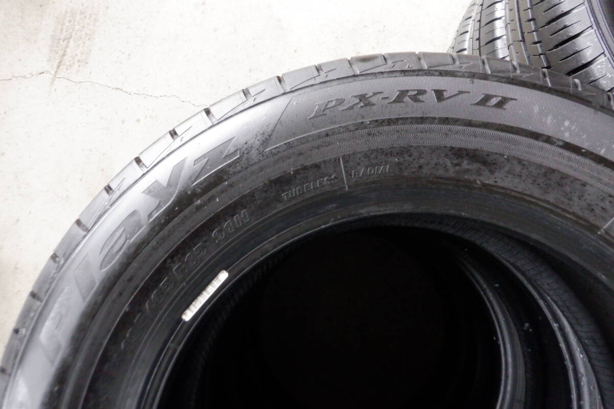 ★☆ブリジストン　Pｌａｙｚ PX-RVⅡ　195/65R15　4本　中古品　 ☆★_画像2