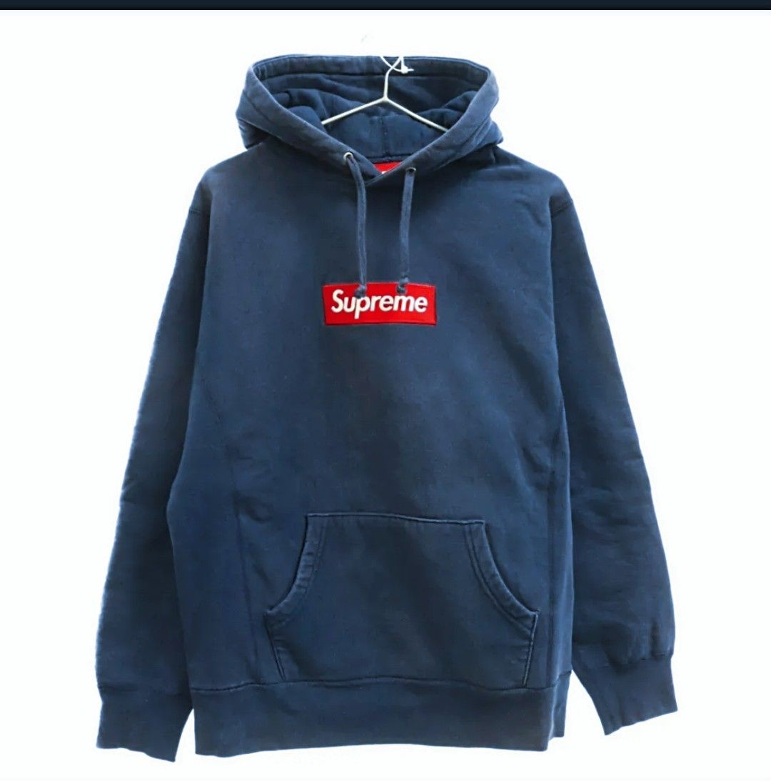 Supreme シュプリーム ボックスロゴ パーカー ネイビー 正規品 Supreme シュプリーム ボックスロゴ パーカー ネイビー 正規品