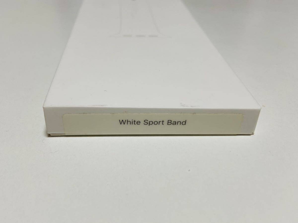 新品未開封 Apple Watch 42mm 44mm 45mm 49mm 純正品 ホワイト スポーツバンド ベルト アップルウォッチの画像3