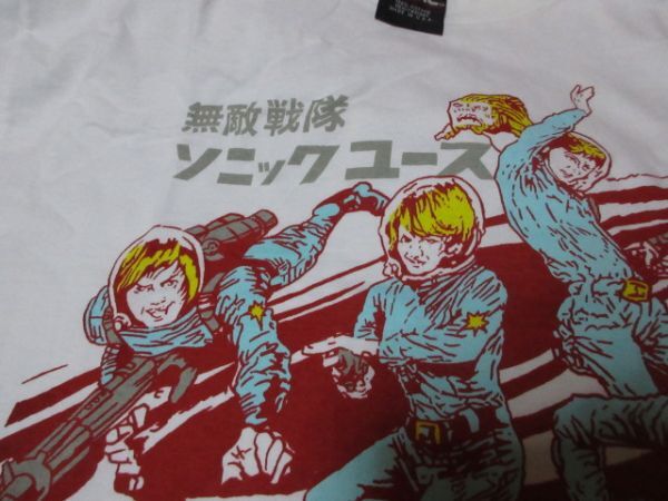 USA製 giant シングルステッチ Sonic Youth ソニックユース バンド Tシャツ ■ カートコバーン 着用 レッチリ レイジ L7 90s 好きにも_画像8