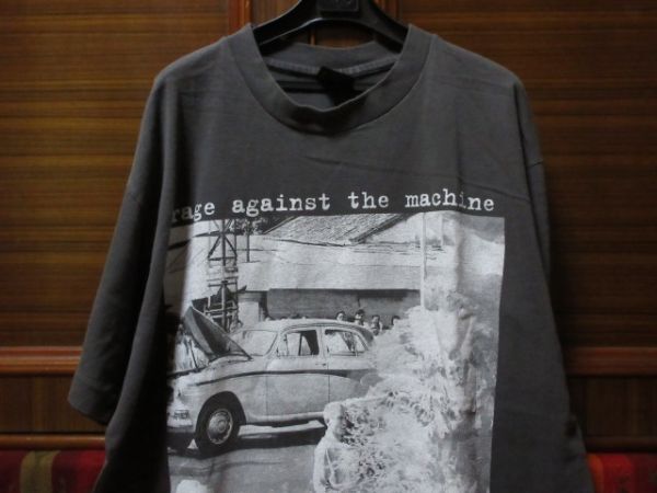 USA製 BROCKUM シングルステッチ レイジ アゲインスト ザ マシーン バンド Tシャツ■sonic youth レッチリ L7 NINE INCH NAILS 90s 好きに_画像2