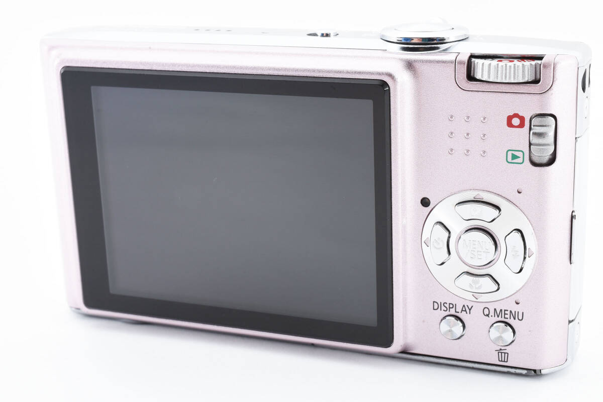 ★通電確認済み★Panasonic パナソニック LUMIX ルミックス DMC-FX35 コンパクトデジタルカメラ ピンク バッテリー・充電器付きの画像5