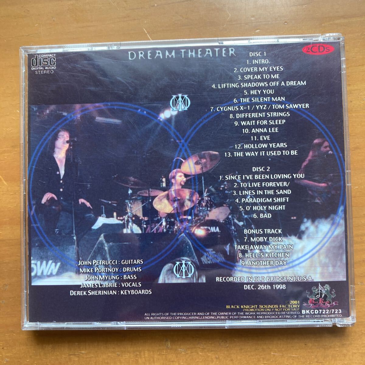 Dream Theater The Holiday Show In New Jersey(2CD-R)の画像2