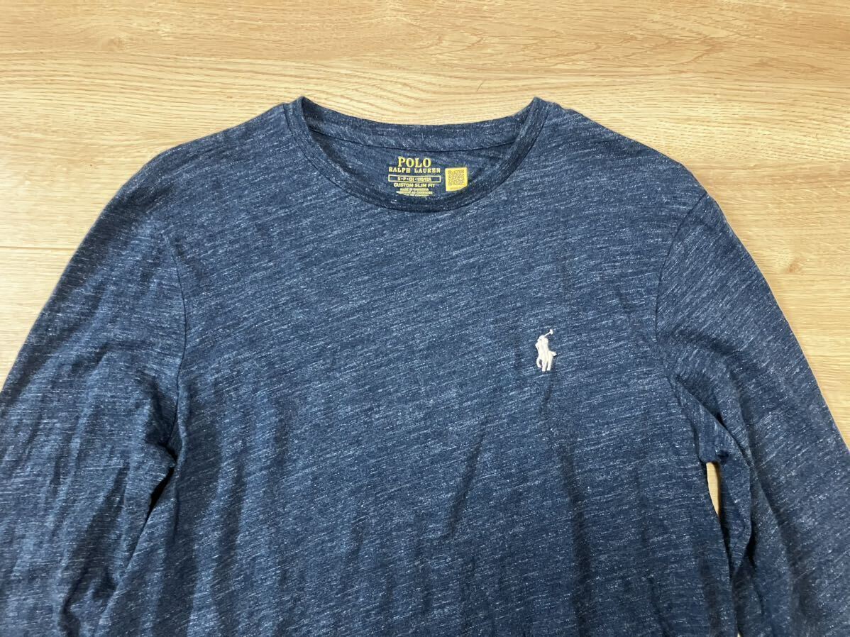 送料無料☆POLO RALPH LAUREN ロングスリーブ カットソー 長袖Tシャツ ポロラルフローレン Sサイズの画像3