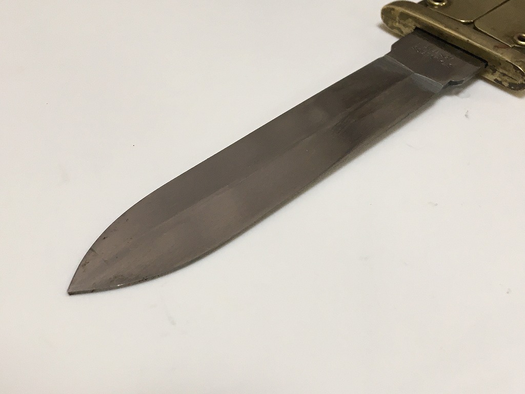  ROSTFREI ロストフライ GERMAN KNIFE ステンレス製 同型3本 可変式 ヴィンテージナイフ 刃渡り9.5ｃｍ アウトドア ポケットナイフの画像8