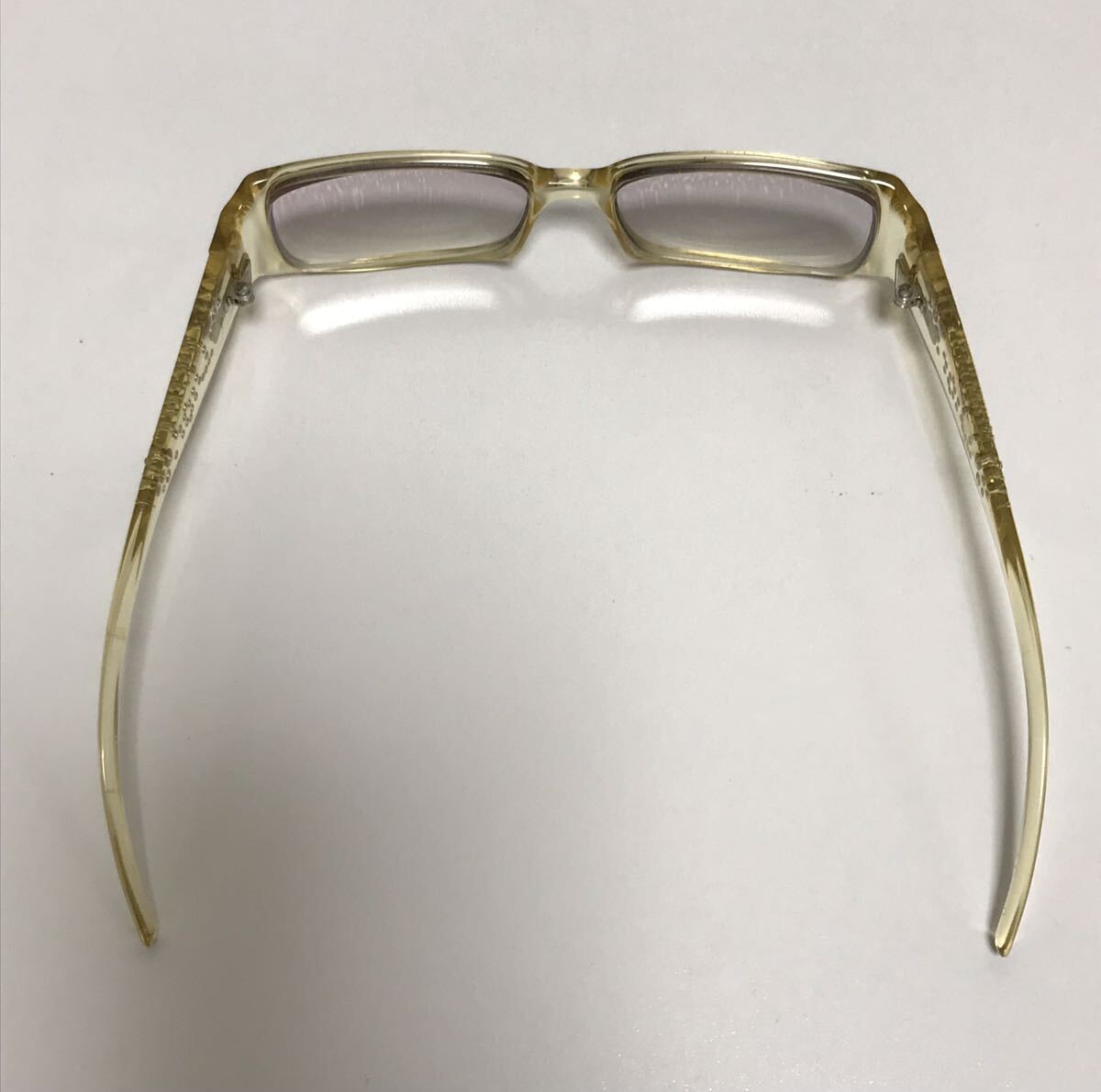 Christian Dior クリスチャン ディオール メガネ T63NM 眼鏡 度入り ロゴ ラインストーン スクエア イタリア製メガネフレーム の画像6