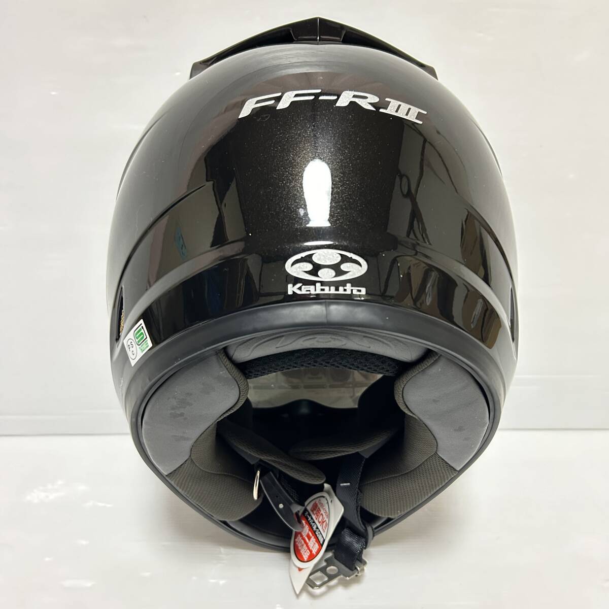 未使用タグ付き！OGK KABUTO FF-RⅢ フルフェイスヘルメット Lサイズ 59-60cmの画像5