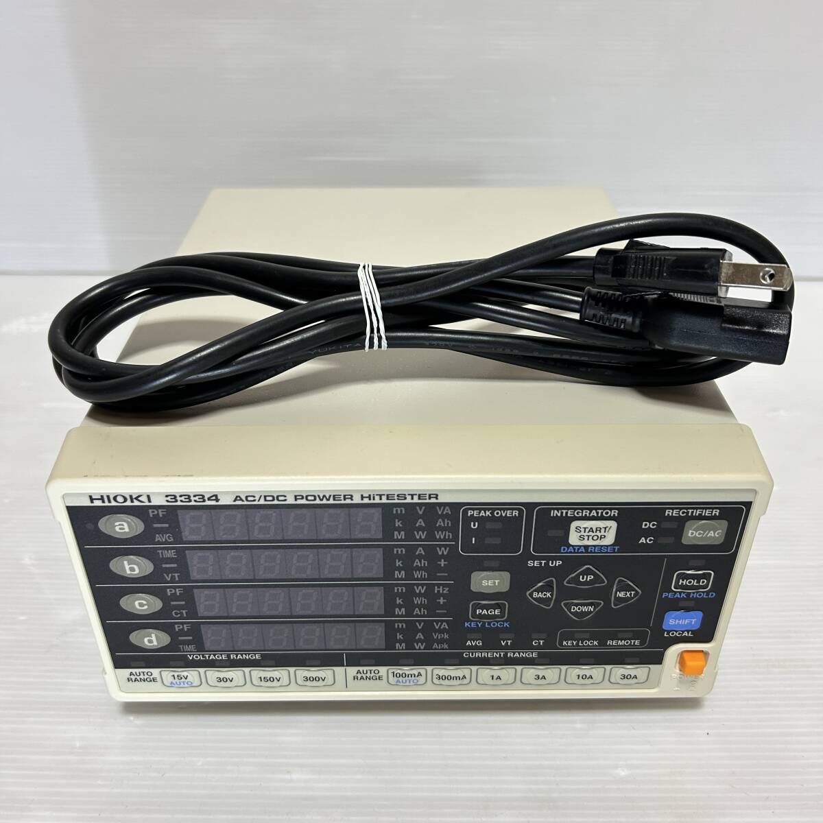 HIOKI 日置 3334 AC/DC POWER HiTESTER パワーハイテスター HIOKI 日置 3334 AC/DC POWER HiTESTER パワーハイテスター