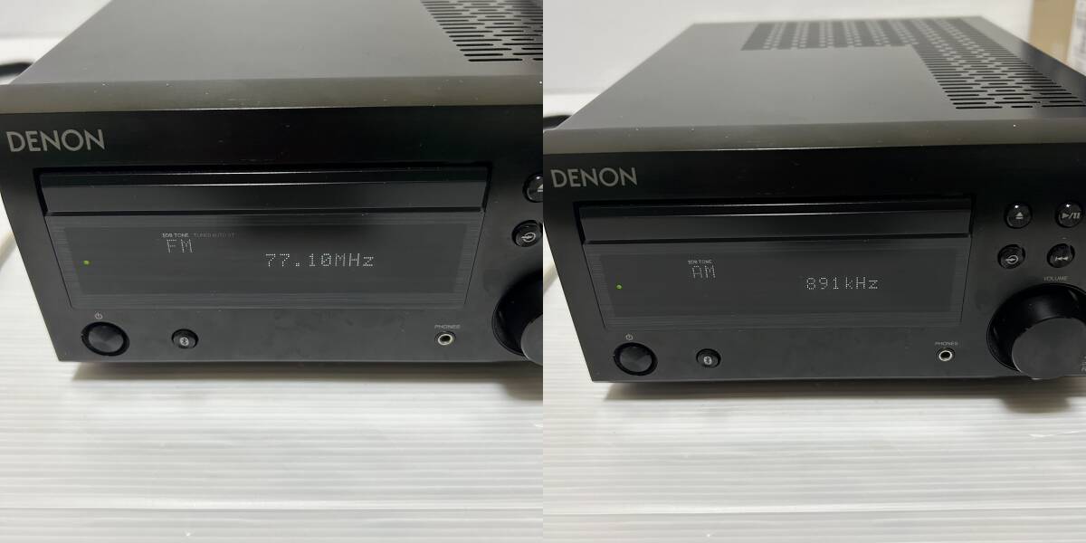 DENON CDレシーバー RCD-M41 リモコン/説明書/ラジオアンテナ/元箱付き 