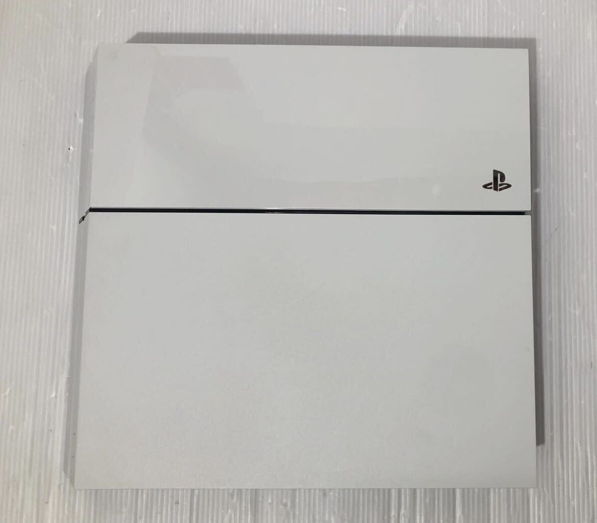 SONY PS4 本体/コントローラー接続機器 CUH-1100A ホワイト【HDD500GB動作良好 プレイステーション4 PlayStation4 白の画像3