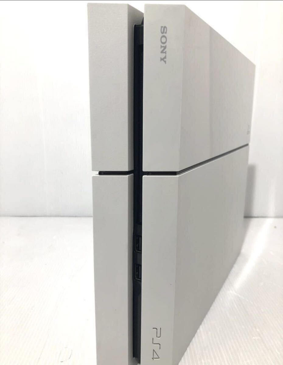 SONY PS4 本体/コントローラー接続機器 CUH-1100A ホワイト【HDD500GB動作良好 プレイステーション4 PlayStation4 白の画像6