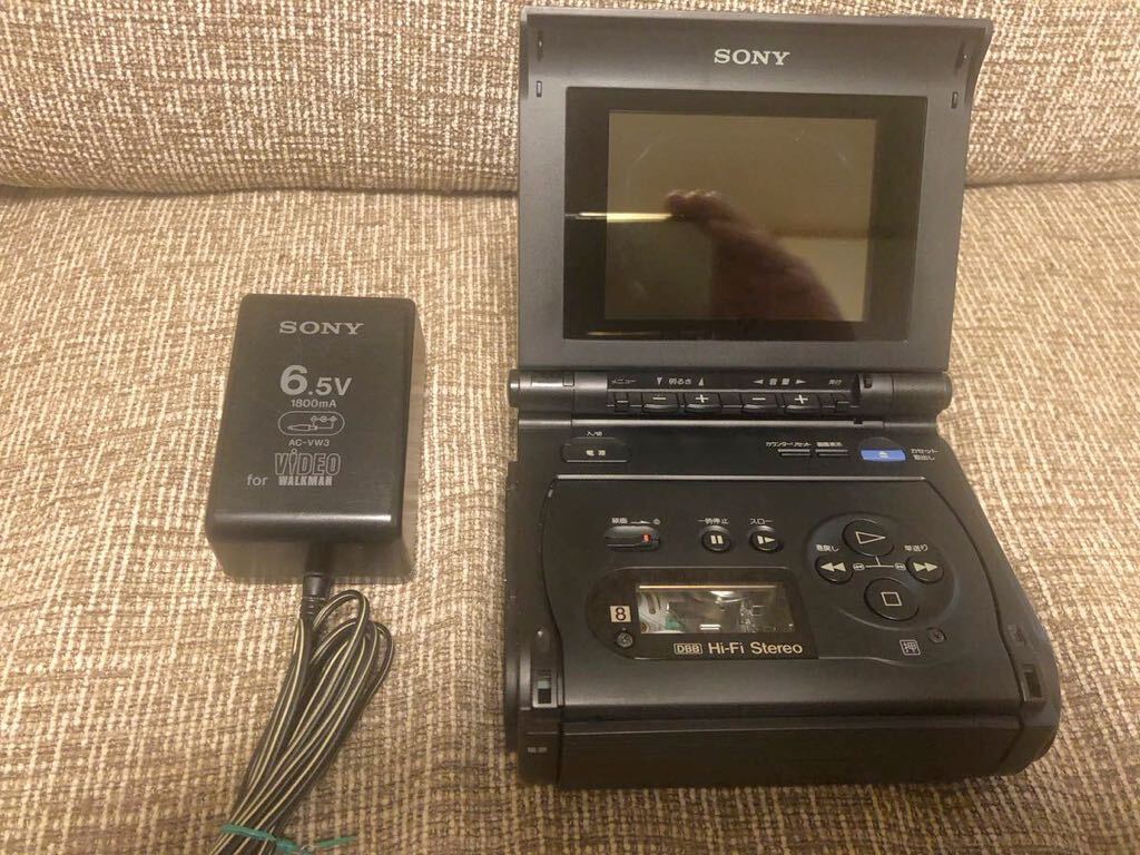 SONY ビデオウォークマン GVーSX50 Video8ジャンクの画像4