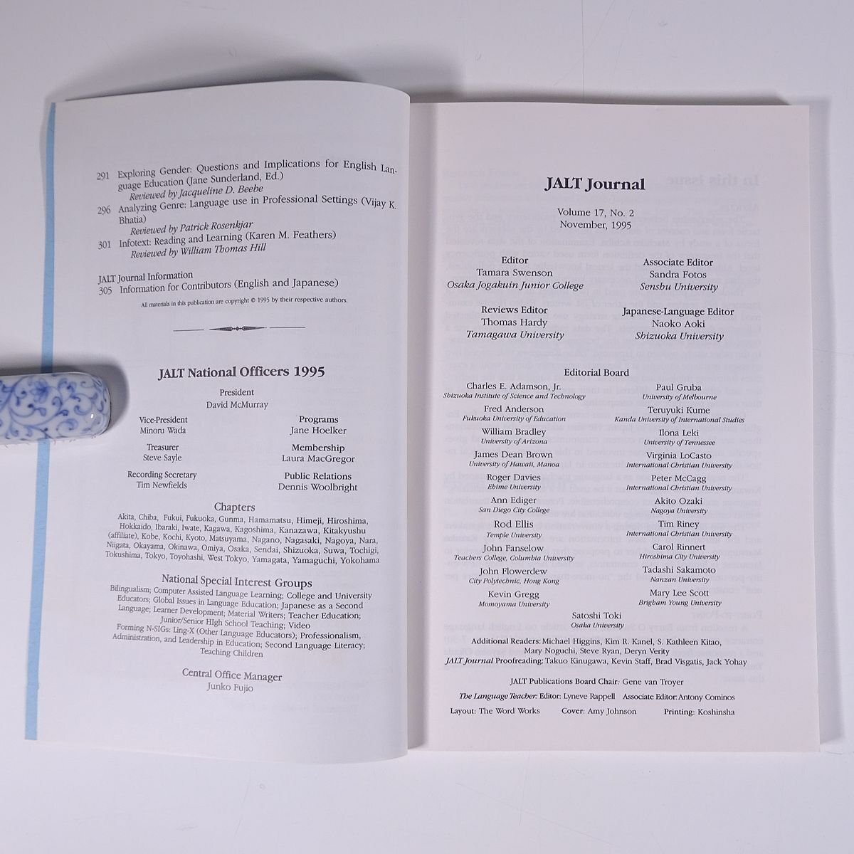 JALT JOURNAL Vol.17 No.2 1995/11 全国語学教育学会 単行本 語学 学習 論文 英語 日本語_画像6