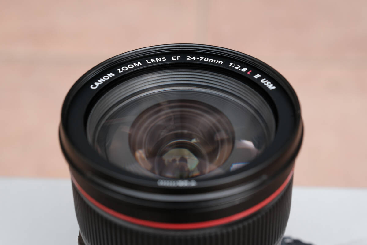 美品 Canon キヤノン EF 24-70mm f2.8 L II USMの画像7
