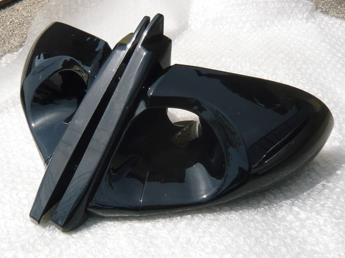 S15 Silvia Ganador manner aero mirror left right set black painting / drift D1 The Fast and The Furious light weight 