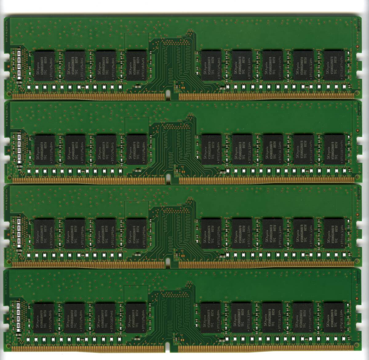 【ECC UDIMM】DDR4-2133、16GBの4枚セットで64GB、中古　SKhynix　 ECC Unbuffered　　Z240で動作確認済み　1825-2_画像2