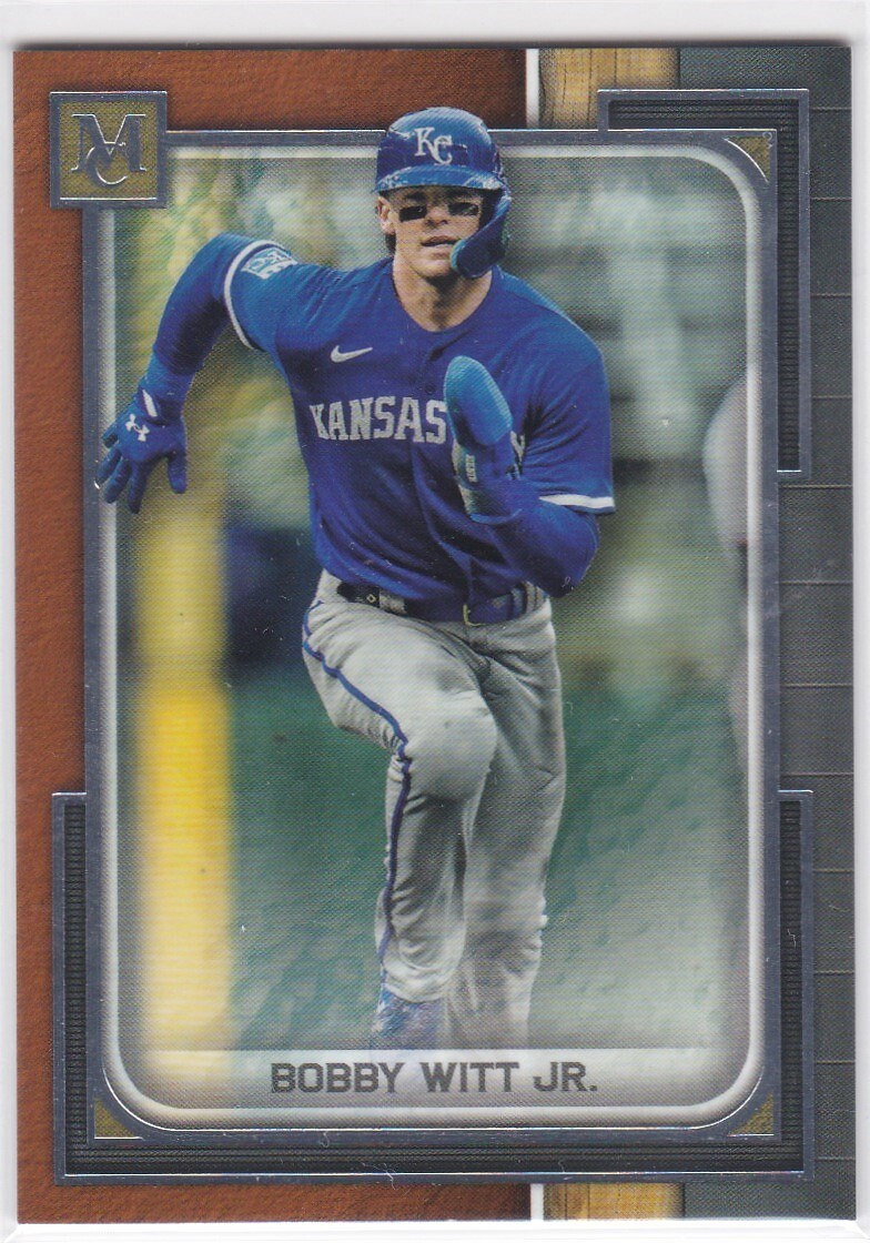 BOBBY WITT JR. (ROYALS) 2023 TOPPS MUSEUM COLLECTION BASEBALL BASE COPPER PARALLELの画像1