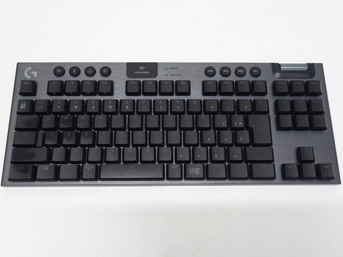 HE-388◆Logicool ワイヤレス メカニカルゲーミングキーボード テンキーレス G913 TKL 中古品_画像2