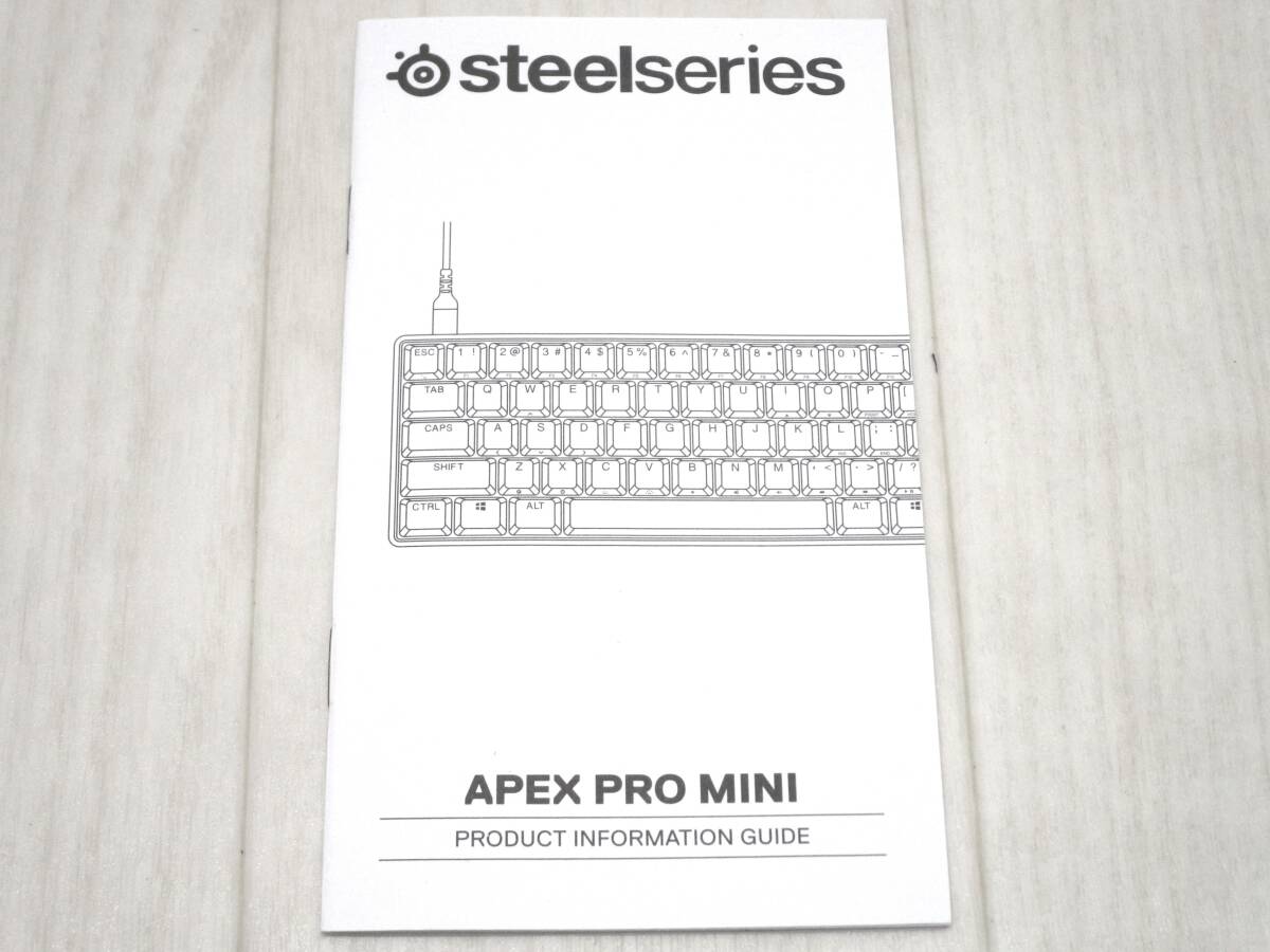 HE-391◆steelseries ゲーミングキーボード APEX PRO MINI 中古品の画像8