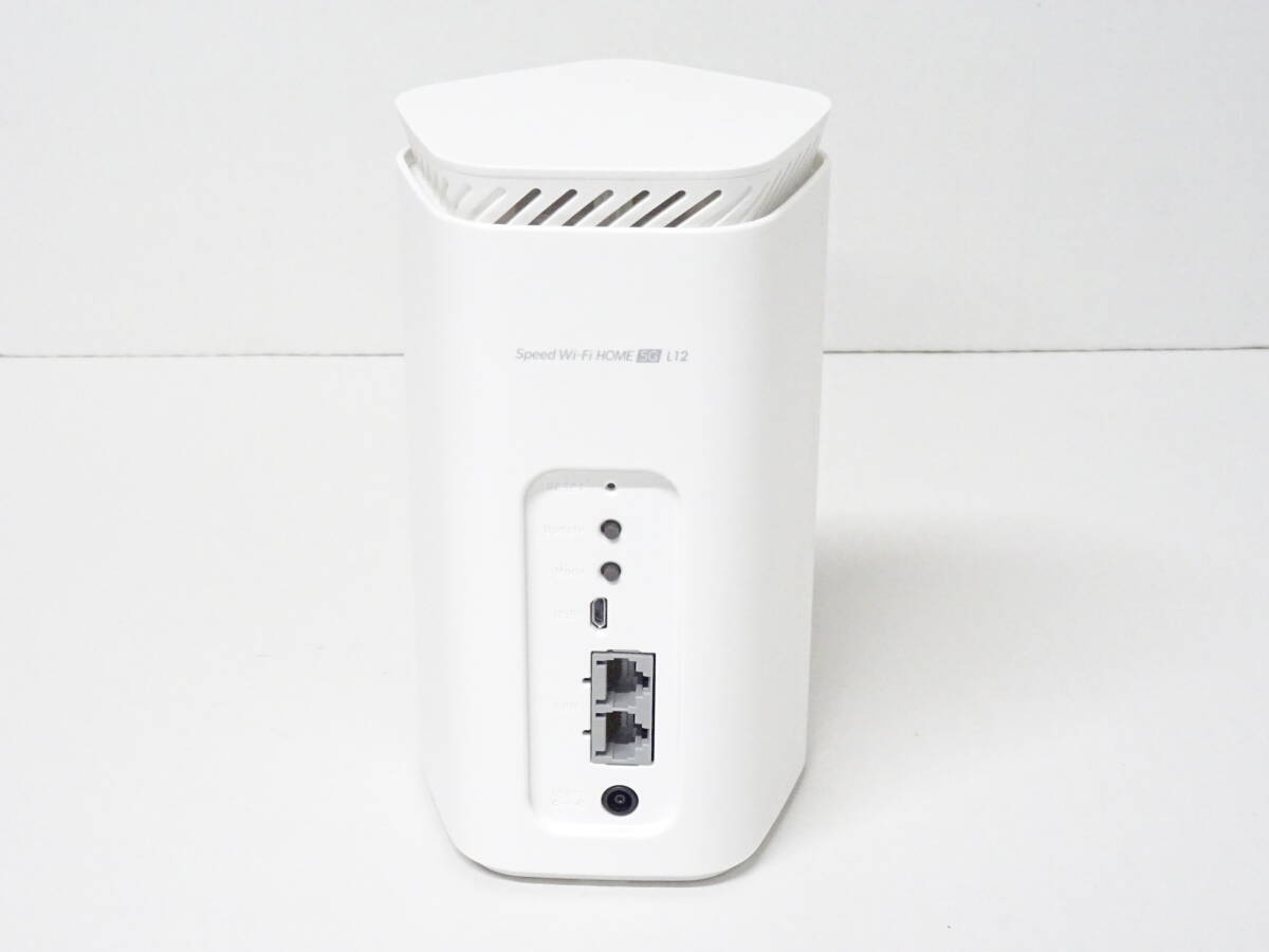 HE-449◆speed Wi-Fi HOME 5G L12 ホームルーター 中古品の画像3