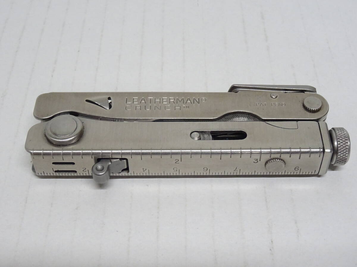 HE-495*LEATHERMAN CRUNCH locking плоскогубцы б/у товар 