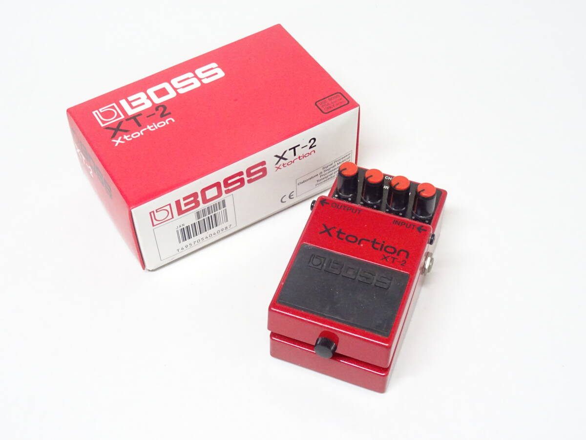 MU-853◆BOSS XT-2 Xtortion エクストーション エフェクター ディストーション 箱付 中古品_内容物です。