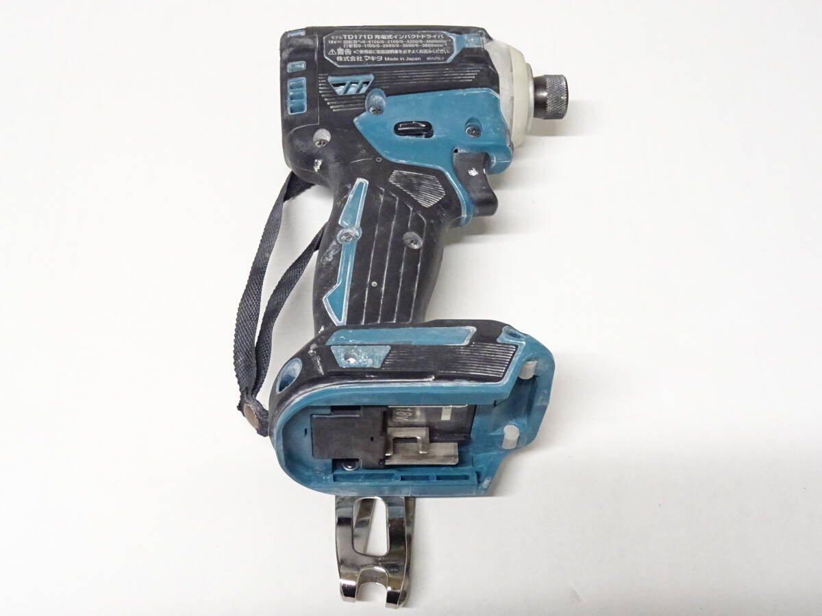 HE-523◆makita マキタ 18V 充電式インパクトドライバ TD171D 中古品_画像2