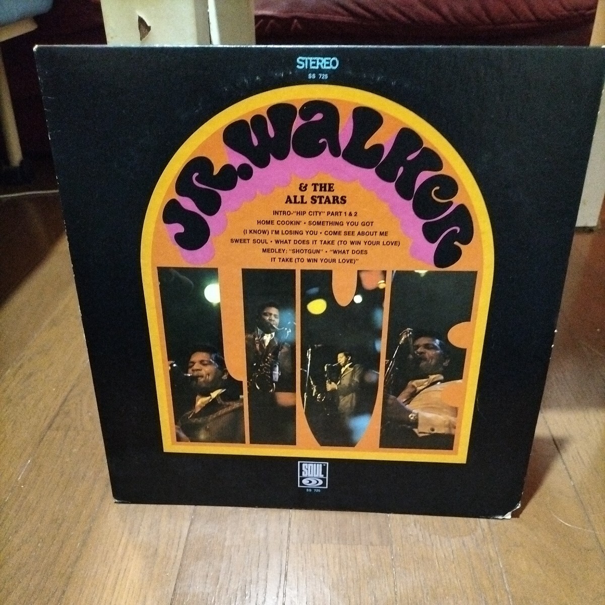 ソウル輸入中古盤レコード　Jr.Walker ＆ the All Stars モータウン　モッズ　Soul名盤 Live　LP US盤　_画像1