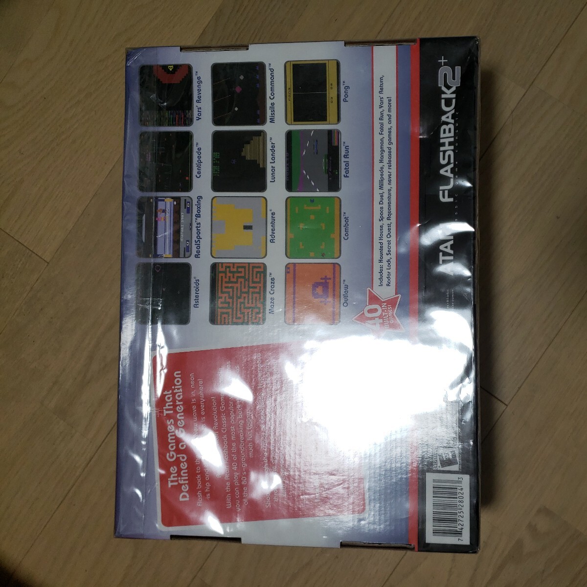 未開封 ATARI FLASHBACK2+ アタリ 40BUILT-IN GAMES_画像4