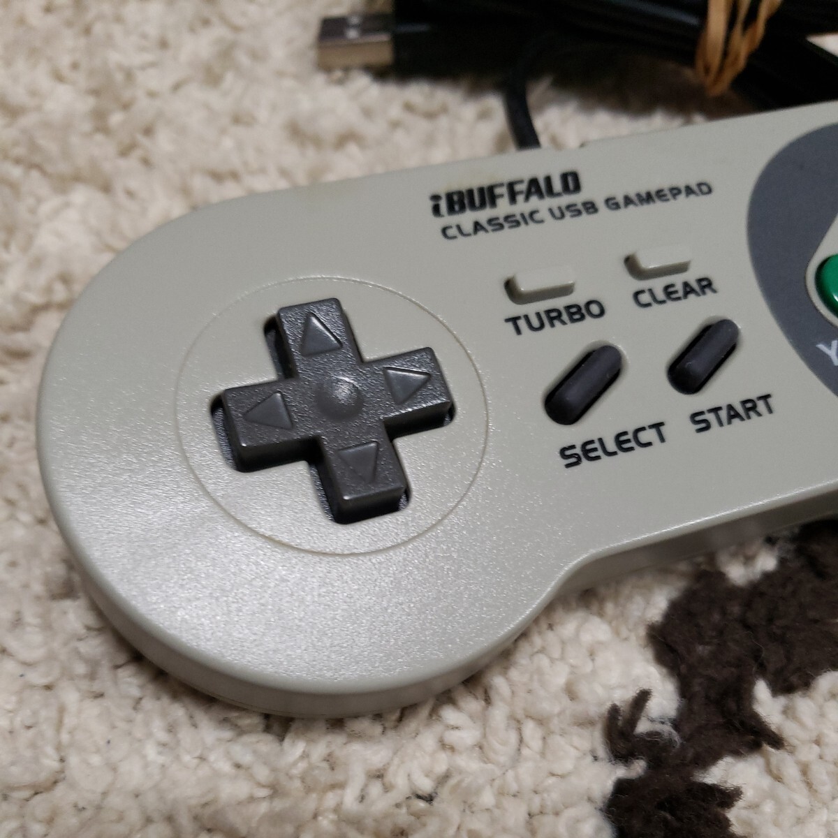 BUFFALO USB ゲームパッド BSGP801 クラシック バッファロー CLASSIC GAMEPADの画像3