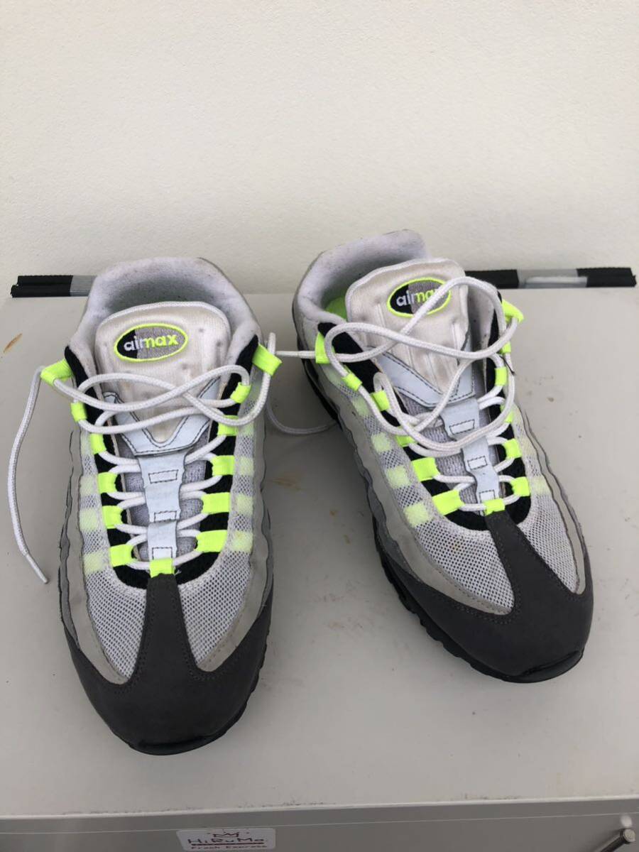 NIKE AIR MAX95 ネオンイエロー　OG 2015年製　28cm US10 中古_画像8