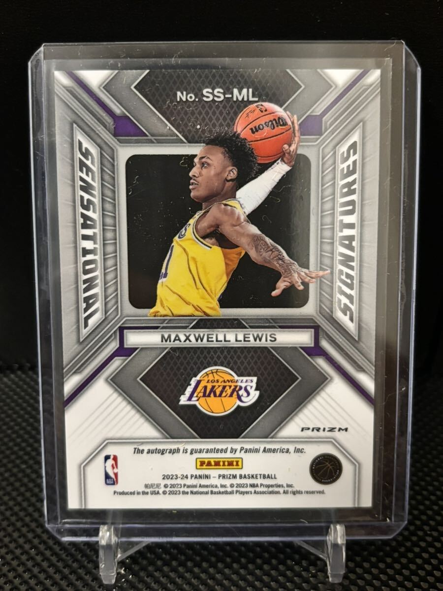 2023-24 Panini Prizm Silver Prizm Chris Livingston クリス・リビングストン AUTO 直筆サイン RC ルーキーの画像2