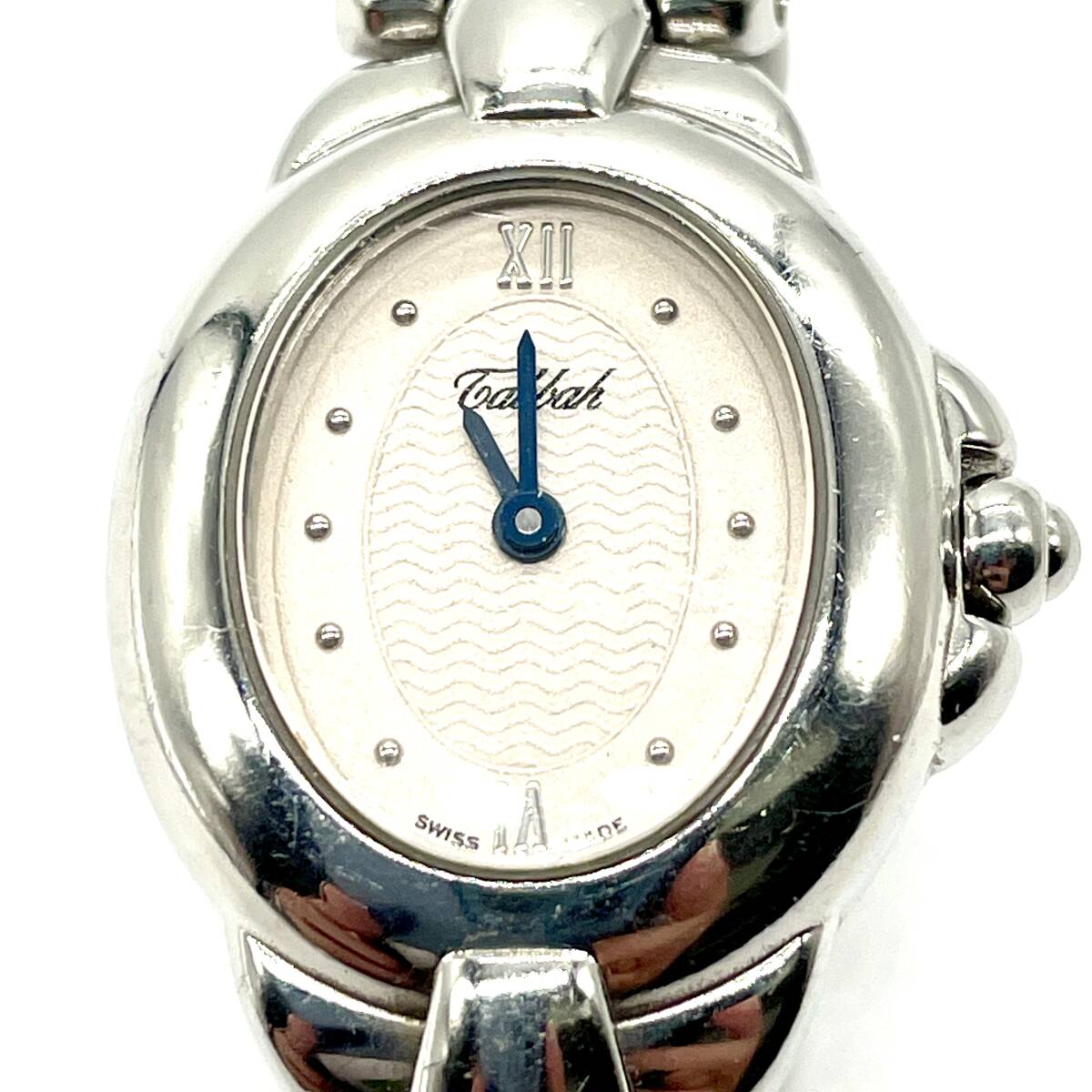  работа товар Tabbah Petite copa SWISS MADE ювелирные изделия часы кварц наручные часы Tabah маленький koba блюз chi-ru серебряный цвет редкость редкий 