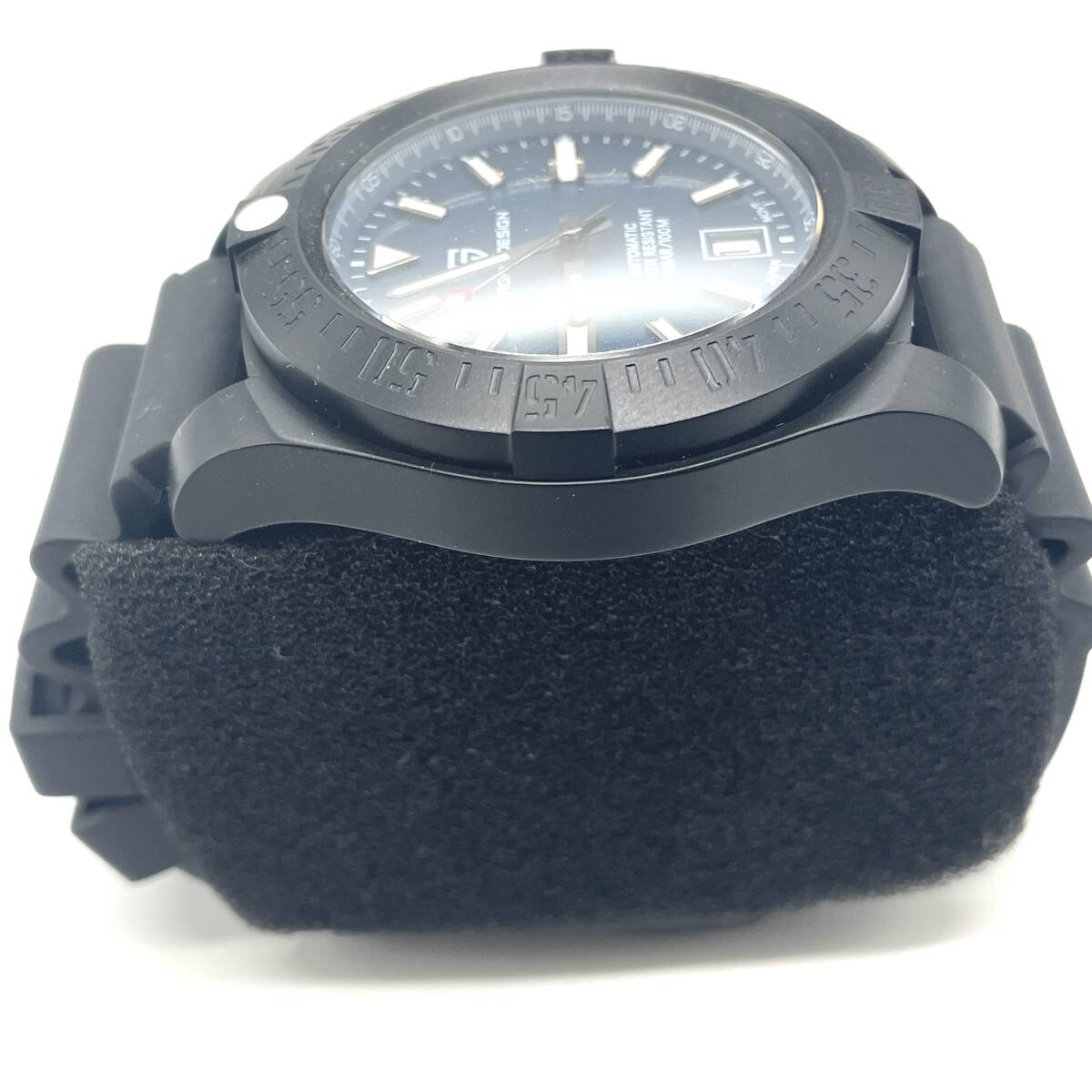 美品 稼働品 PAGANI DESIGN AUTOMATICS PD-1681M 自動巻き 機械式 腕時計 パガーニ デザイン ダイバーズ ウォッチ デイト 逆回転防止ベゼルの画像3