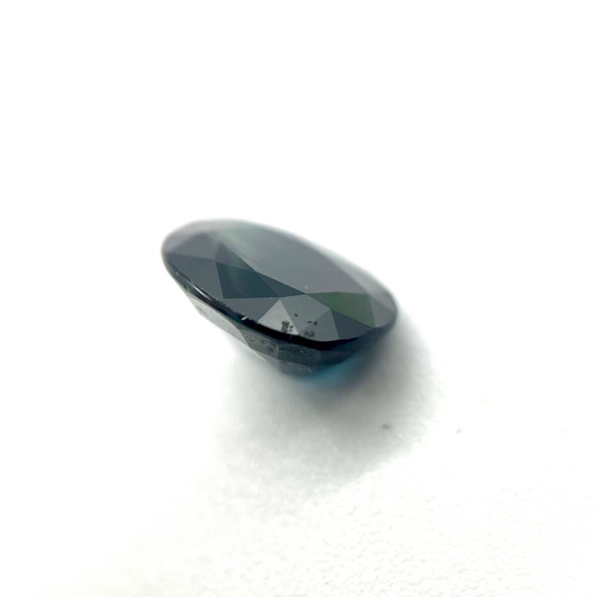 天然サファイア ルース 1.878ct ソーティング付き 約6.6×8.3×4.0mm コランダム 裸石 外し石 大粒 宝石 ジュエリー corundum sapphire