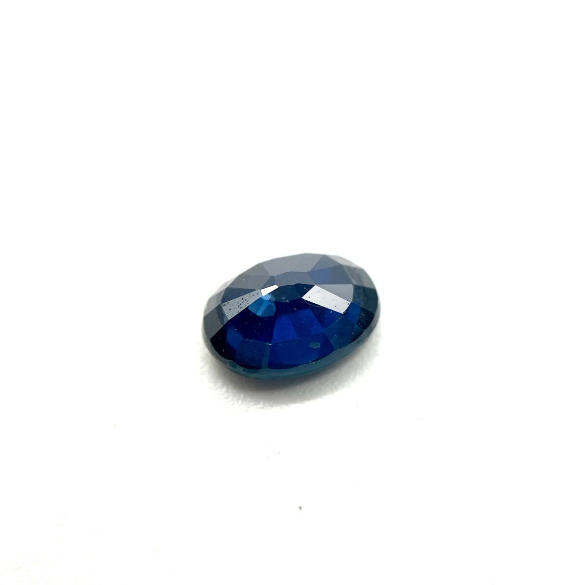天然サファイア ルース 1.059ct ソーティング付き 約5.2×6.9×3.0mm コランダム 裸石 外し石 大粒 宝石 ジュエリー corundum sapphireの画像7