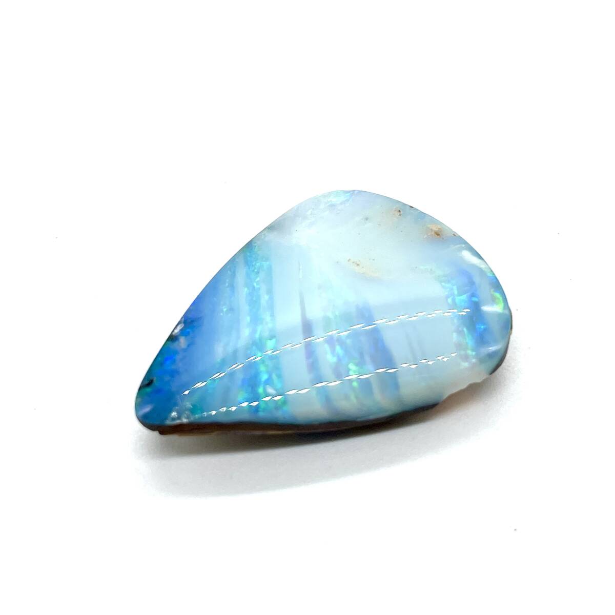 天然ボルダーオパール ルース 20.743ct ソーティング付き 約22.7×29.1×6.1mm 裸石 外し石 宝石 ジュエリー 天然石 jewelry boulder opal_画像3