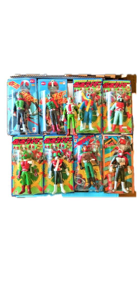 当時物 ポピー 仮面ライダー ソフビ 2体セット スカイライダー面 当時物 ポピー 仮面ライダー ソフビ 2体セット スカイライダー面