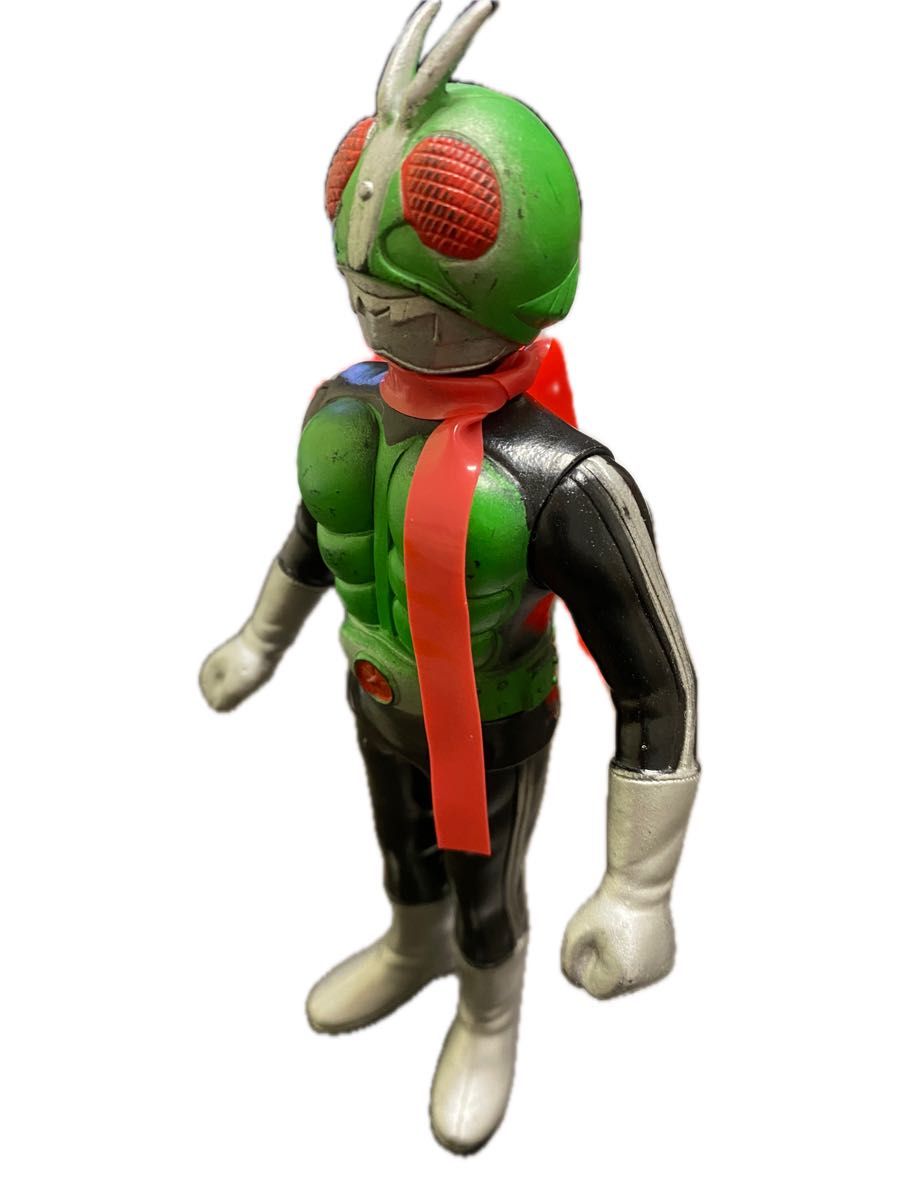 当時物 ポピー 仮面ライダー ソフビ　1号　ミドルサイズ　約17cm  完全オリジナル　昭和レトロ　希少品