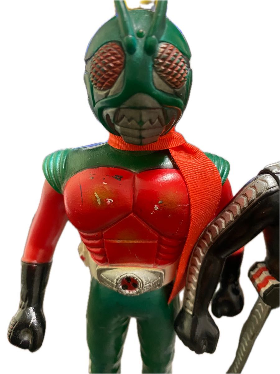 当時物 ポピー 仮面ライダー ソフビ 2体セット スカイライダー面 当時物 ポピー 仮面ライダー ソフビ 2体セット スカイライダー面