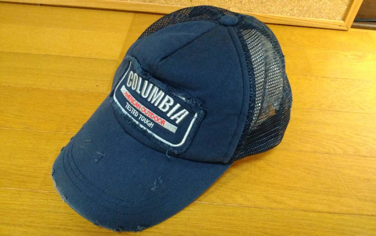 Columbia(コロンビア) 帽子 キャップ 大人用 紺 送料300円～_画像1