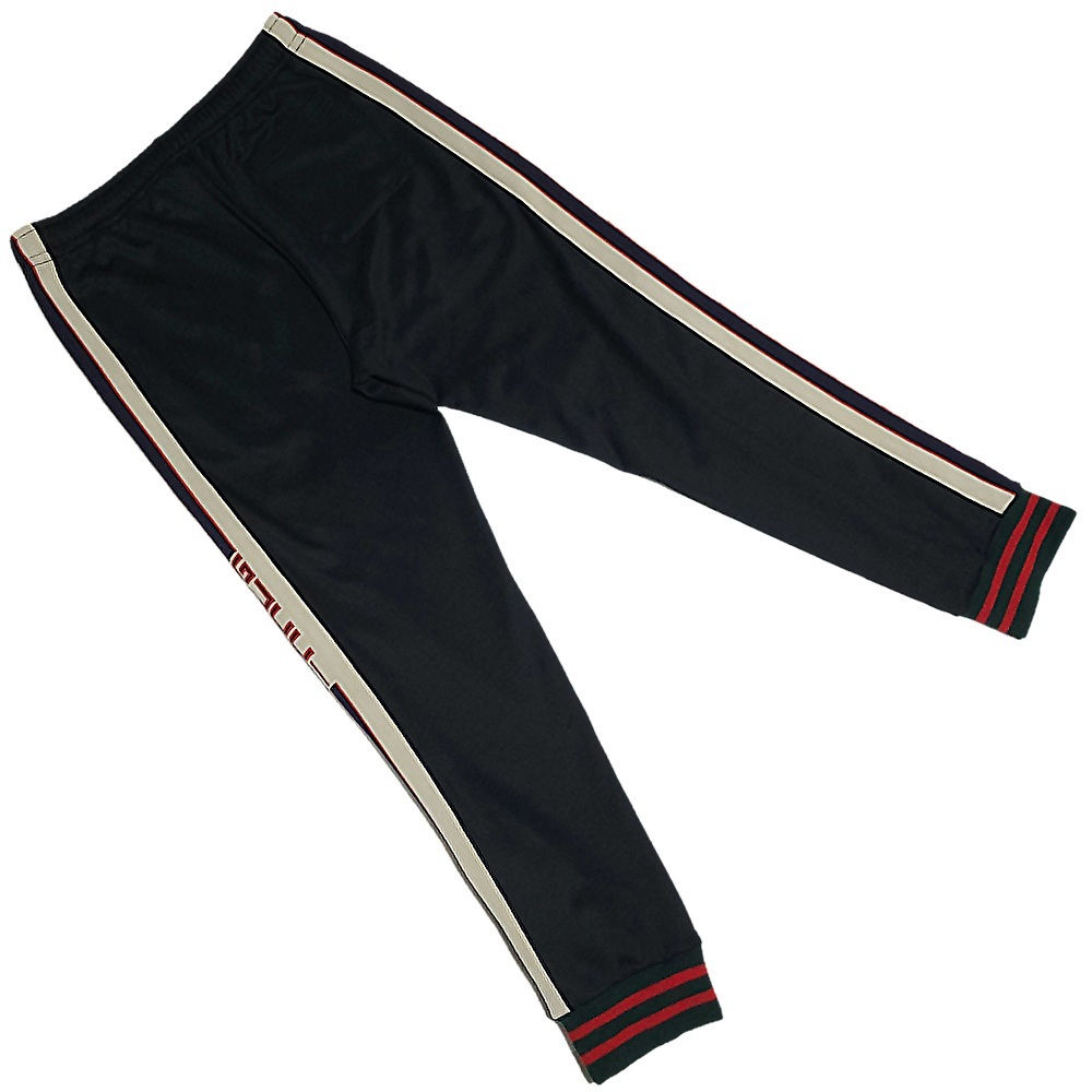  prompt decision free shipping regular price 9 ten thousand jpy degree Gucci GUCCI side line Logo jersey truck pants have been cleaned 