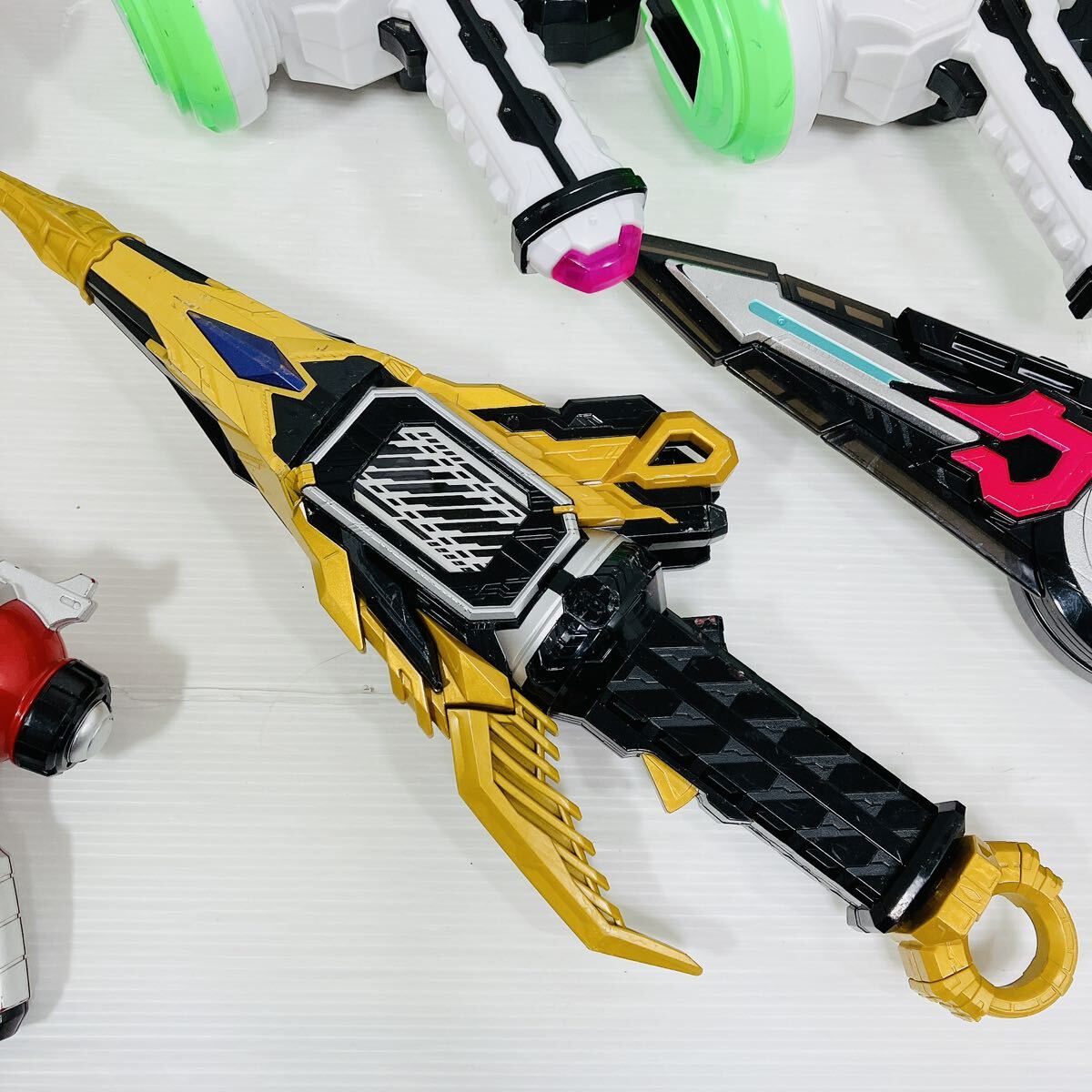 仮面ライダー ゼロワン ジオウ ビルド エグゼイド フォーゼ DX 武器 玩具 まとめ売り 売り切り 動作未確認 現状品 修理 部品取り パーツ_画像7