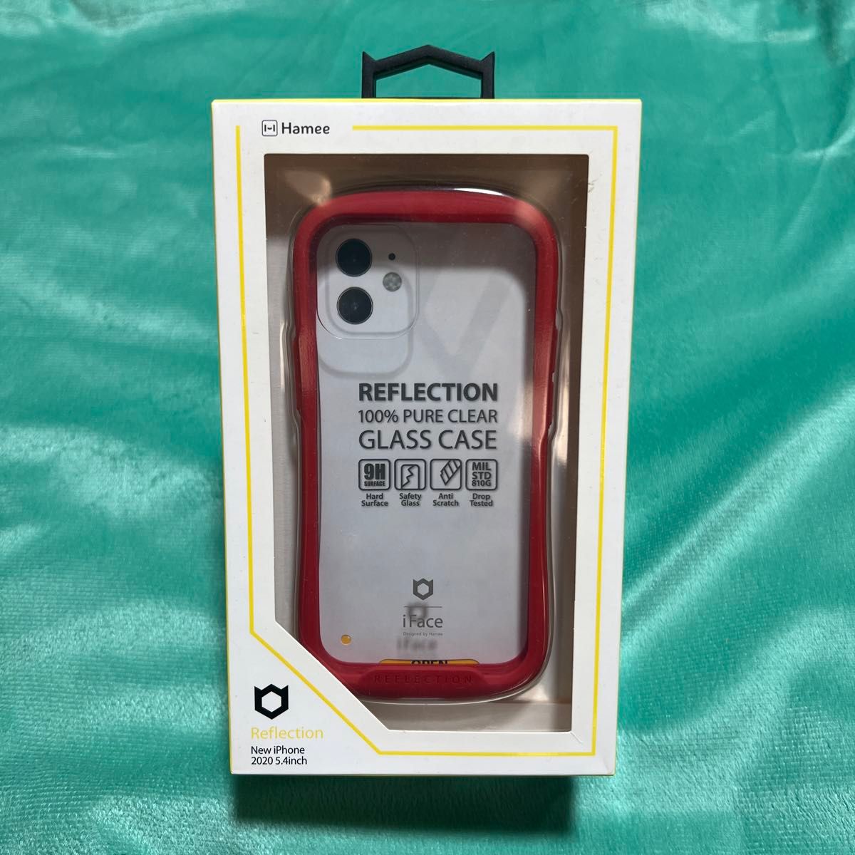 新品　iPhone12mini iFace Reflectionケース 41-907-921937（レッド）