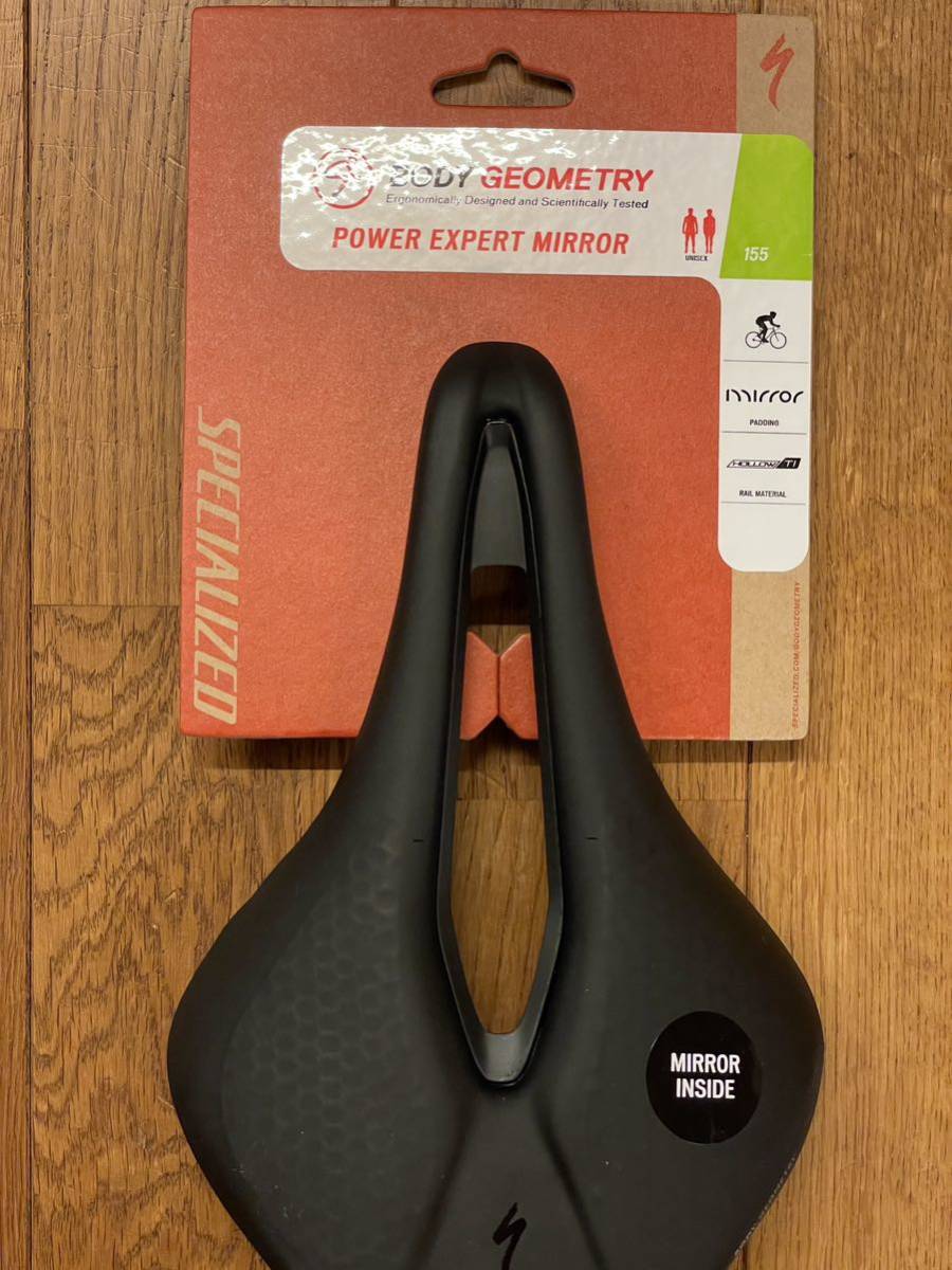 新品 スペシャライズド Power Expert with Mirror パワー エキスパート ウィズ ミラー 155mm 幅 ラスト1つ