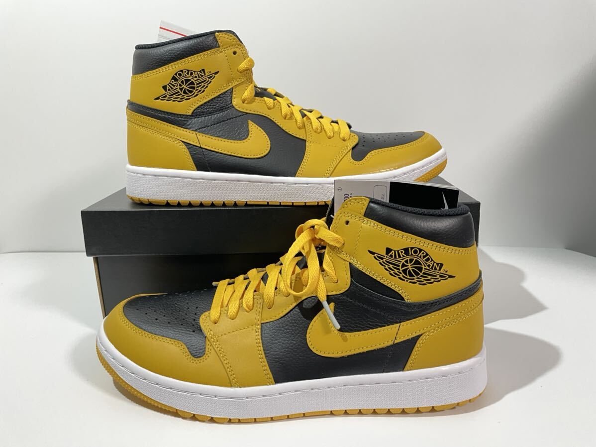 【送料無料】【新品】28.5㎝　NIKE AIR JORDAN 1 HIGH GOLF “POLLEN” ナイキ エアジョーダン 1 ハイ ゴルフ パラン _画像3