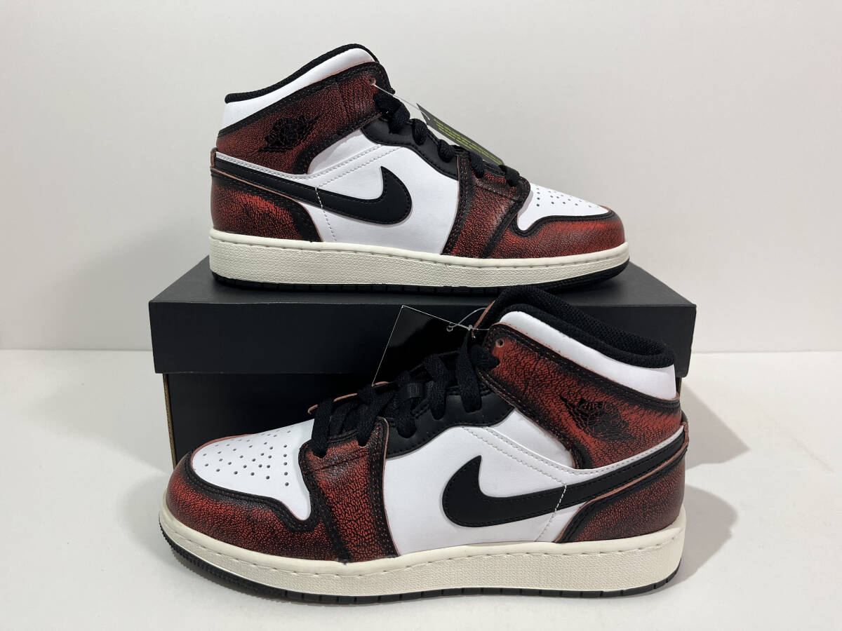 【送料無料】【新品 ※ラスト1点!】23.5㎝ NIKE AIR JORDAN 1 MID SE GS Wear Away ナイキ エアジョーダン1 ミッド SE GS ウェアアウェイ_画像3