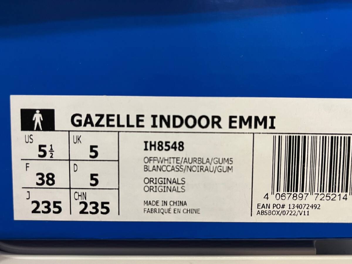 【送料無料】【新品】23.5cm　adidas originals GAZELLE INDOOR FOR EMMI エミ別注 アディダス オリジナルス ガゼルインドア