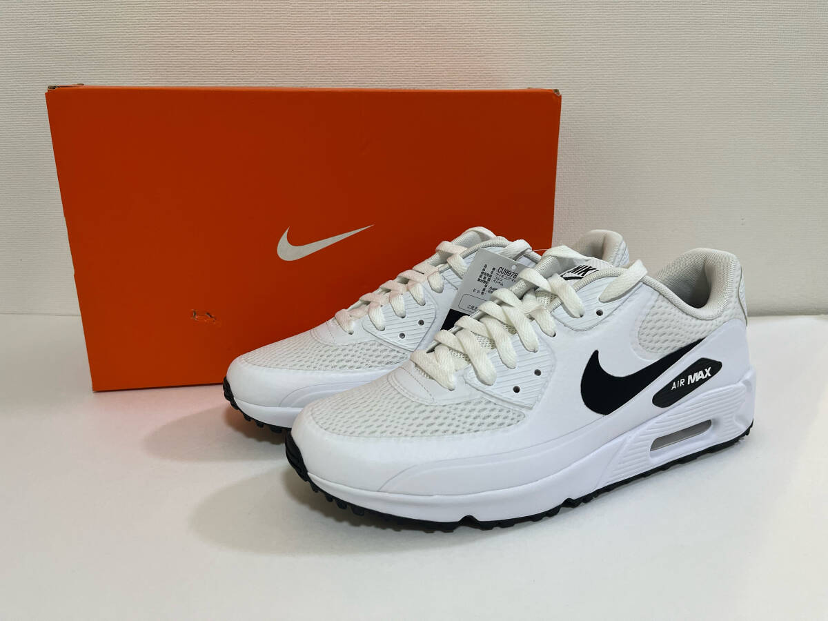 【送料無料】【新品】27.5㎝ NIKE AIRMAX90 G ナイキ エアマックス90 ゴルフ ホワイト/ブラック 白黒 【送料無料】【新品】27.5㎝ NIKE AIRMAX90 G ナイキ エアマックス90 ゴルフ ホワイト/ブラック 白黒