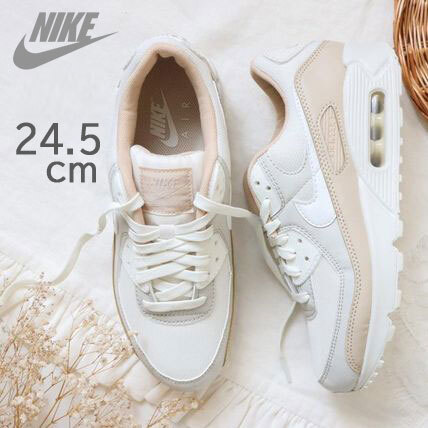 【送料無料】【新品】24.5㎝　NIKE WMNS AIR MAX 90 ナイキ ウィメンズ エアマックス90 ファントム/サンドドリフト ベージュ　_画像1